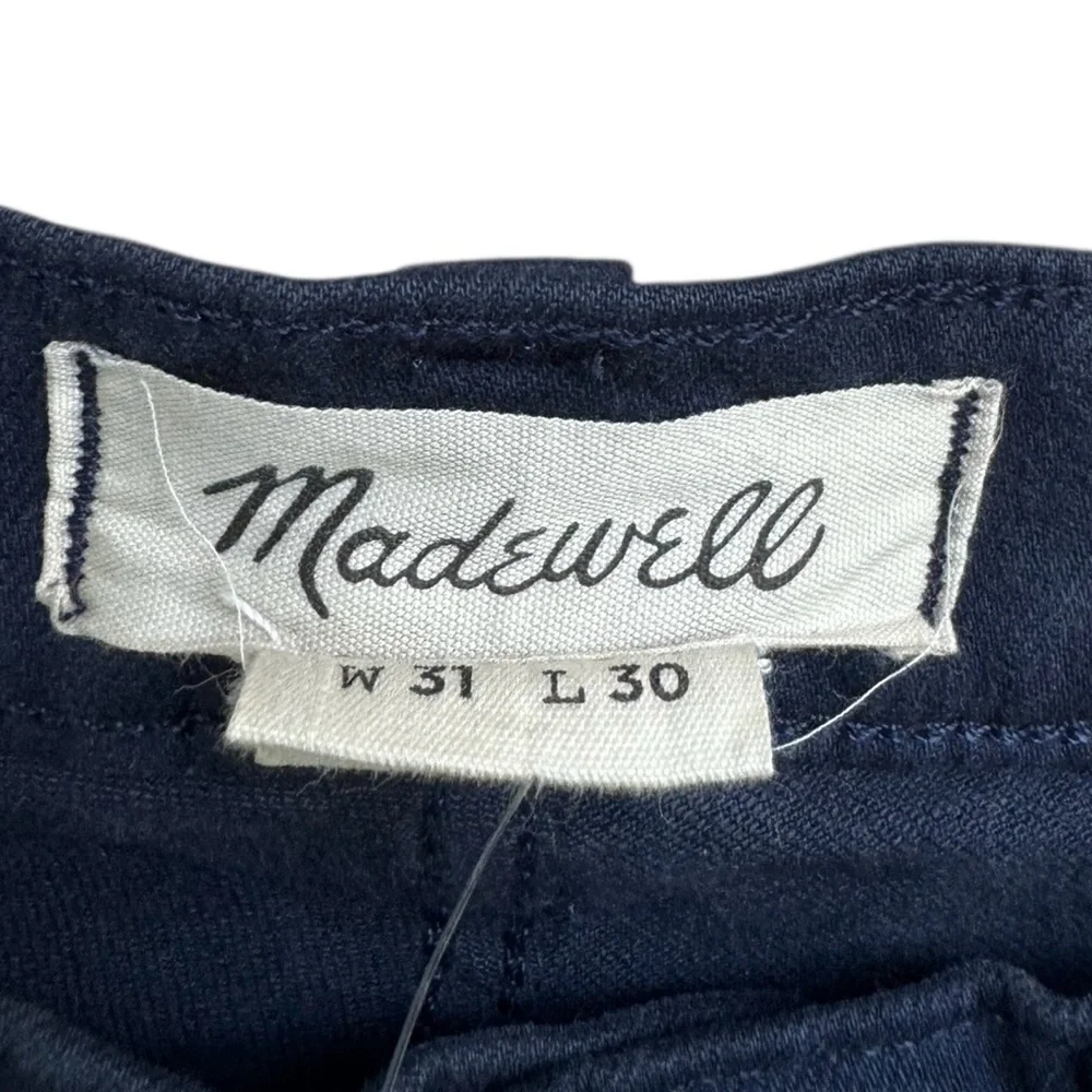 Madewell Athletic Slim Straight Jeans Mens 31x30 Dark Wash Stretch Tapered NWT